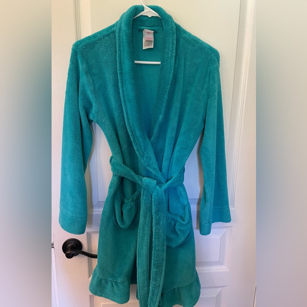 Girls Target Blue Bathrobe